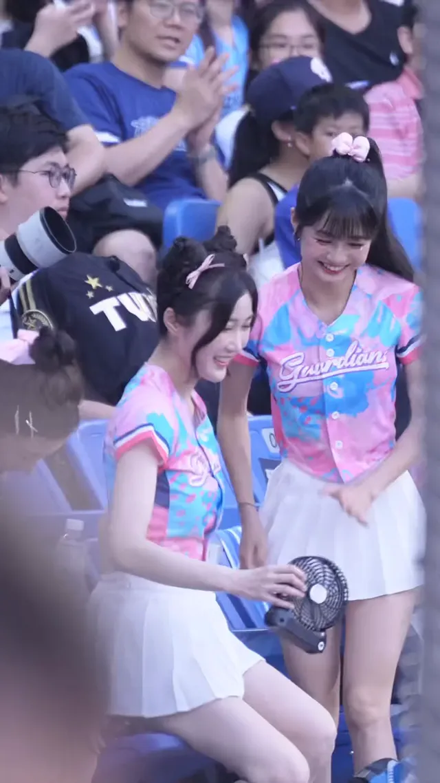 此風不可長 慈妹搞笑😀#fubonguardians #fubonangels #台湾野球チア