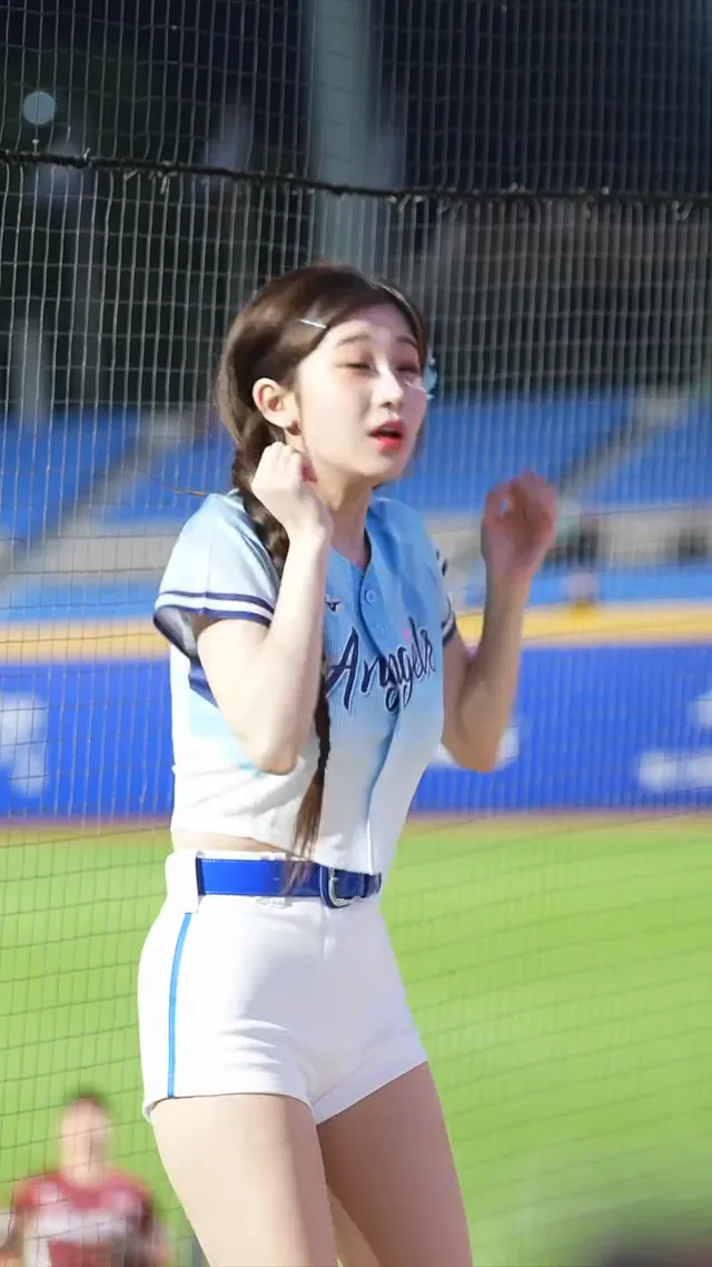 珠珠寶貝界外球受驚了 球迷都慘叫配音專業 #이주은#李珠珢#LeeJuEun#fubonangels
