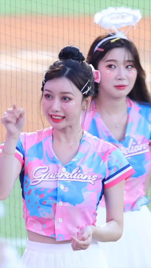 珠珠寶貝偷學一招了😀 #이주은#李珠珢#LeeJuEun#fubonangels