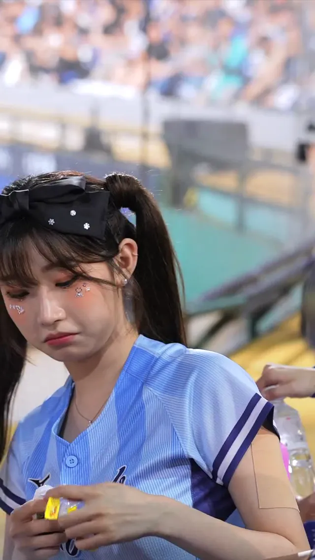珠珠寶貝在吃什麼求解說#이주은#李珠珢#LeeJuEun#kpop#fubonangels#富邦悍將#新莊城堡#新莊棒球場