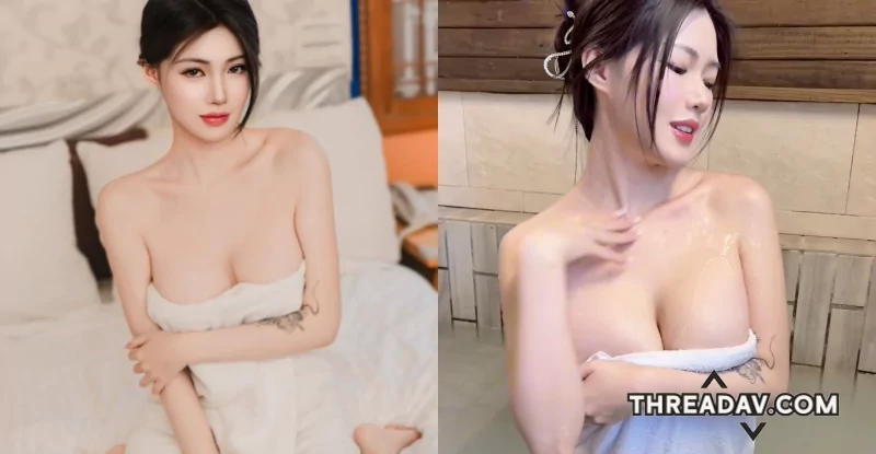 「陳仙」托奶淋泉水！網友瘋傳的爆乳正妹「銷魂曲線」讓你心跳加速！