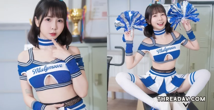 《Tiny》女星穿百褶裙變啦啦隊員，超萌曝光支持「硬」援-網路美女熱話