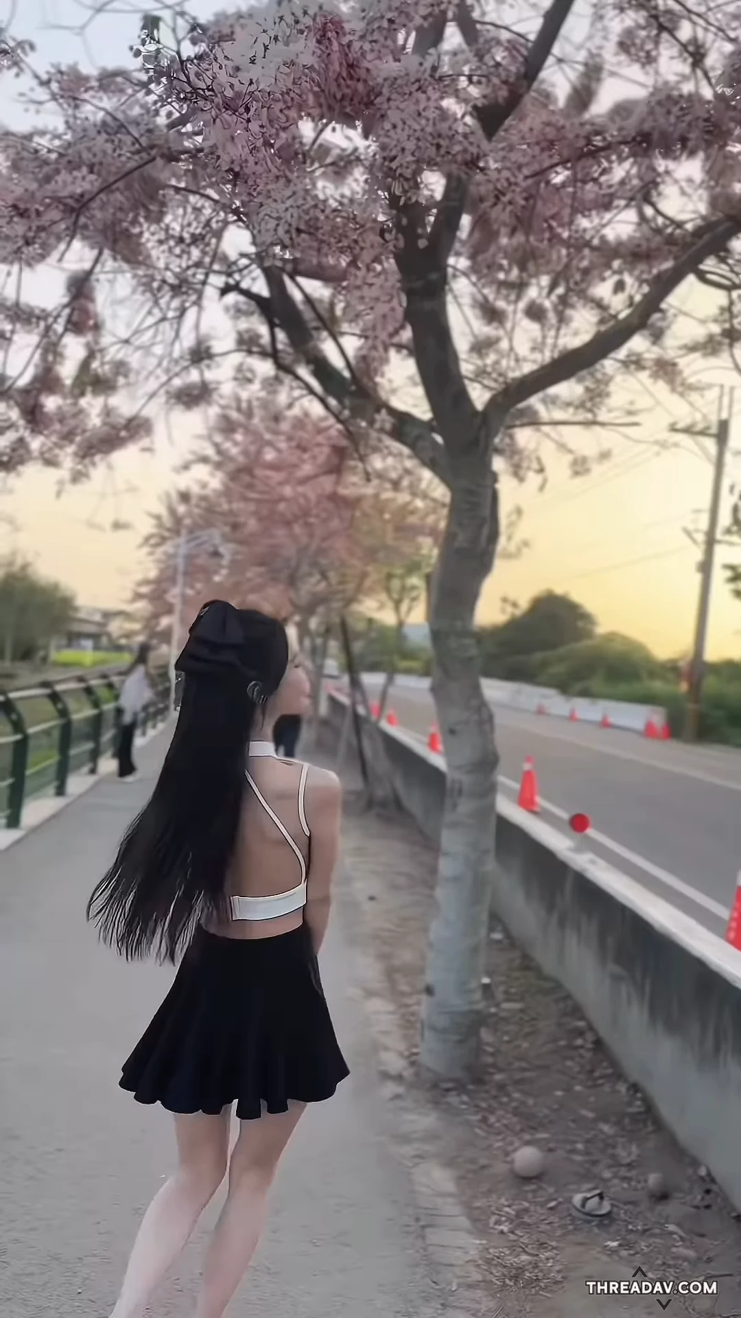 【春日限定】夢夢櫻花妹驚艷步道！背殺回眸殺超級女主必看！