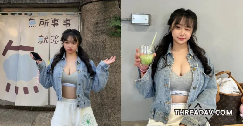 老街驚見巨乳妹「小九九」，「波濤抹茶」比淡水河還不平靜！ - 深度探討網路美女現象