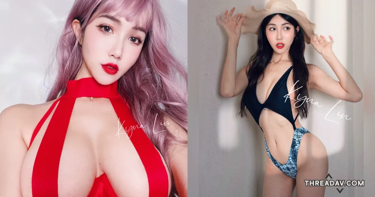 Kyna林妤霜火辣辣！胸前兩粒包不住，紅絲帶誘人解放！ - 網路美女