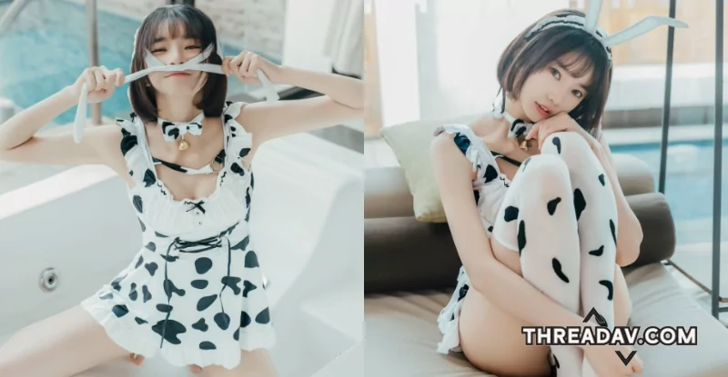 優寶乳牛淘氣賣萌，性感絲襪偷走粉絲心！- 網美必看