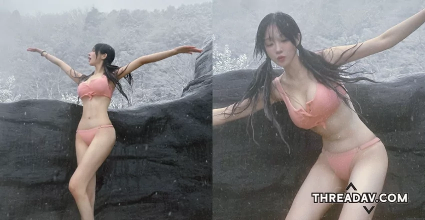 露天溫泉巨乳正妹滑倒瞬間！糗照曝光吸引5萬人按讚