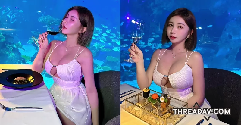「念念」海底用餐驚艷現場，巨乳小隻馬引魚群矚目！
