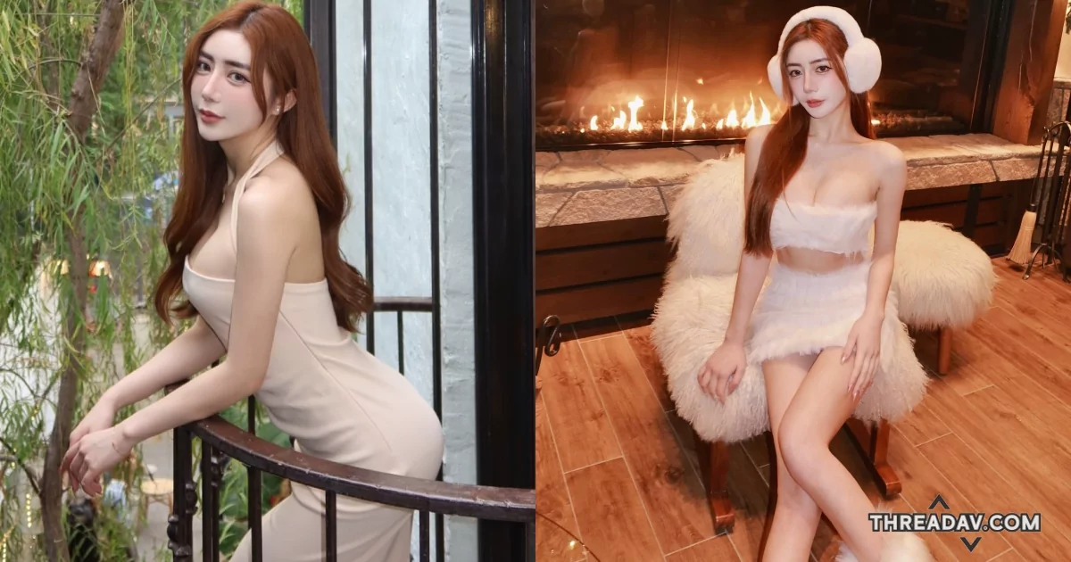 冬季必備！火辣穿搭秀「雪白美胸」的樂樂妹子，吸睛指數破表！
