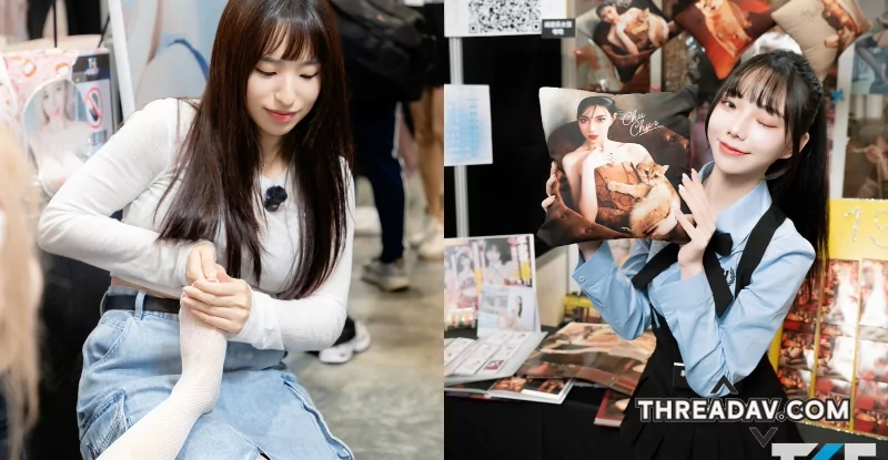 「TSE學服季」福利狂撒，「攤位美女如雲」老司機擠爆現場！ - 網路美女