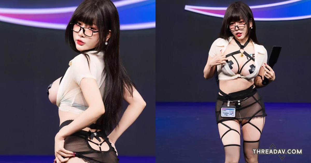 麻辣女教師「Tiny Asa」選學生上台用「雪乳翹臀」進行愛的教育！ - 網路美女