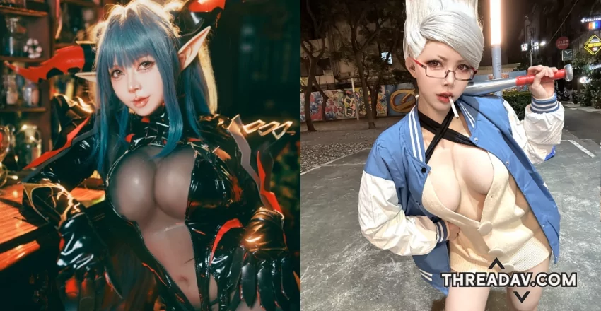 要炸開了！巨乳Coser化身碧藍航線瑞吉娜　但衣服會不會太小？ - 網路美女