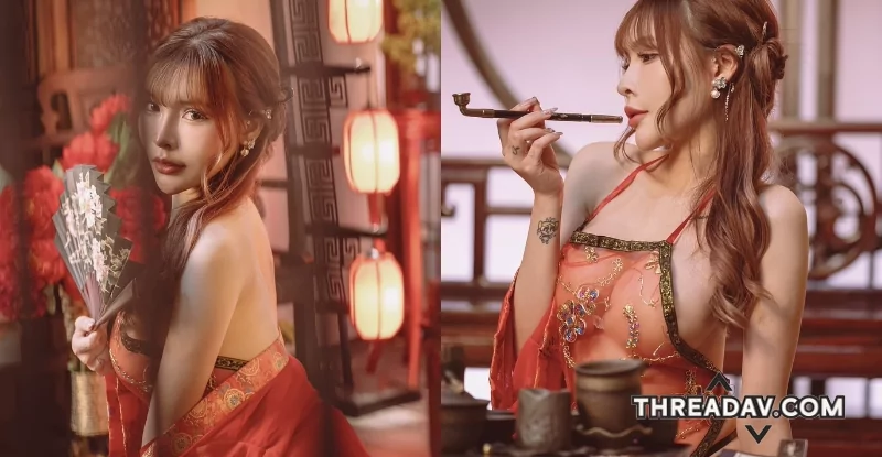 媚眼香妃「姍姍」小肚兜藏凶器，「香肩媚眼」勾引色員外！ - 網路美女