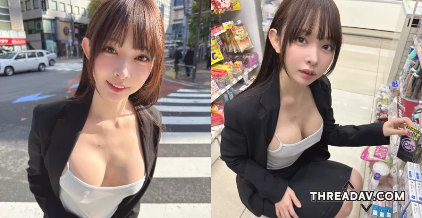 日俄混血巨乳妹在澀谷無罩上街　自曝平常是社畜只是想舒壓 - 網路美女
