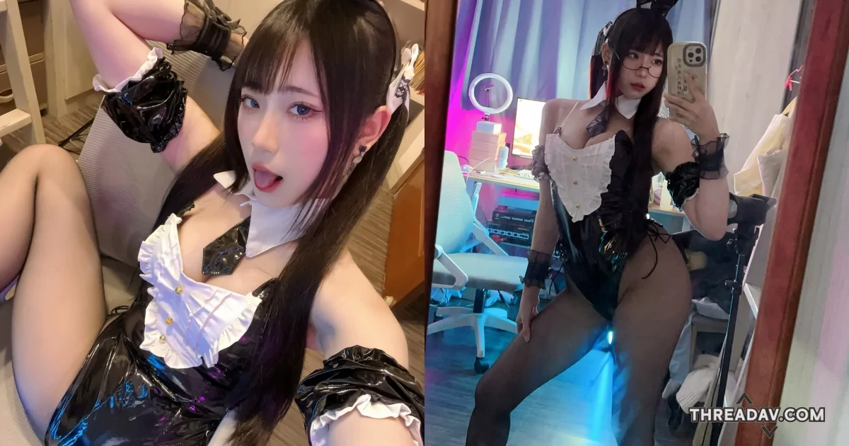 「台越混血巨乳正妹」化身性感兔女郎，黑絲蜜大腿讓網友直呼：想被夾死 - 網路美女