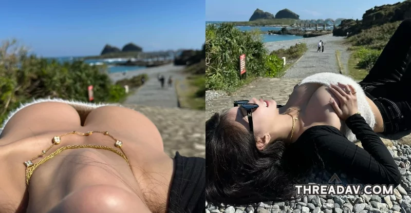 橫看成嶺側成峰！巨乳妹「艾妃」應景合影，網嗨揪團來爬山！ - 網路美女