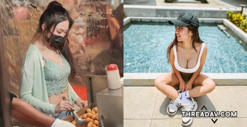 又圓又大...我是說地瓜球！台中大甲地瓜球老闆娘身材超火辣 - 網路美女