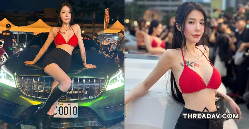 她是誰？車聚活動驚見絕美長腿妹　又酷又甜讓人欲罷不能 - 網路美女