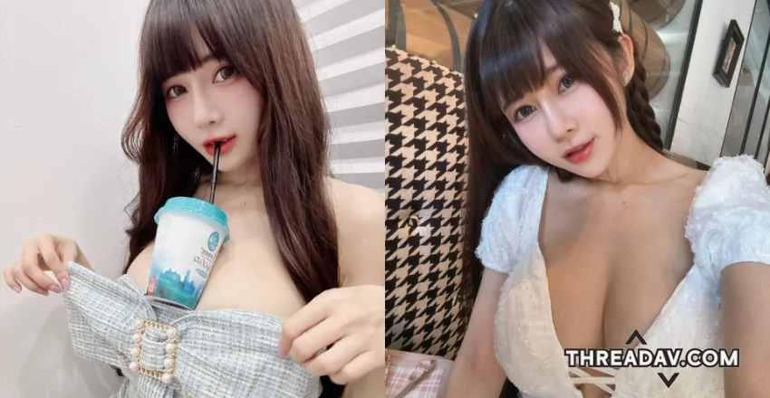 行動杯架始祖重出江湖！巨乳甜心安希Anxi靠自身保溫咖啡 - 網路美女