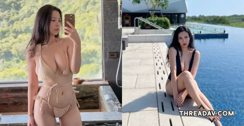 太辣！美妝部落客泳裝照讓人擺錯重點　忍不住往胸前看...... - 網路美女