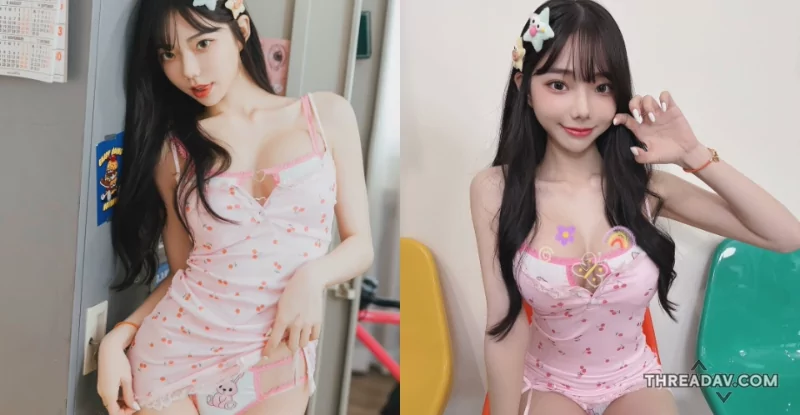 粉紅美少女啾啾大膽撩裙，誘人「邪惡三角帶」露望吃兔兔！ - 網紅風采