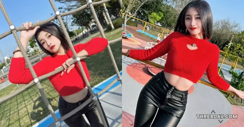 霓霓短髮正妹展現性感水蛇腰，陪玩爸爸驚艷不已！- 網路美女