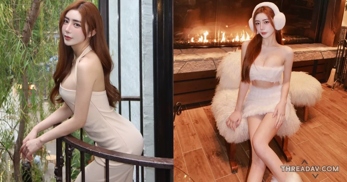 冬日火辣穿搭！「天燈妹樂樂」大膽展現雪白美胸與細腰，網友熱議不停