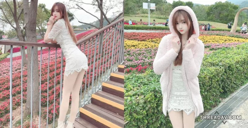 【北投公園】長腿美女「心玥」現身，翹臀玉腿勝過桃花絕色風采！