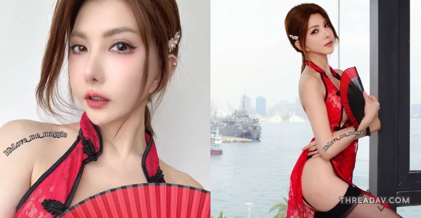 【必看】Maggie性感旗袍大開衩！引爆新年祝福氣氛