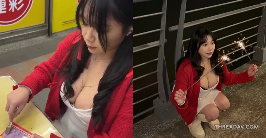 2022過年必刮刮樂！正妹爆乳求發財，8秒晃奶影片引起網友狂熱 - 網路美女