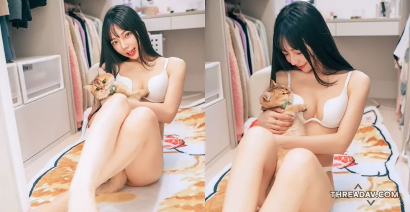 女神更衣室大公開！驚見「啾啾」新家祕密，「美乳蹭貓」粉絲瘋狂爆料！ - 網路美女秘聞