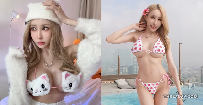 超萌！日系美少女穿上貓咪比基尼，邀你一起來看貓咪