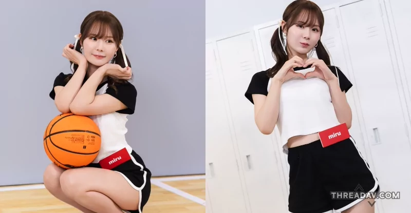 女神Miru籃球場上的萌樣，「卡哇依」魅力讓你心動不已！