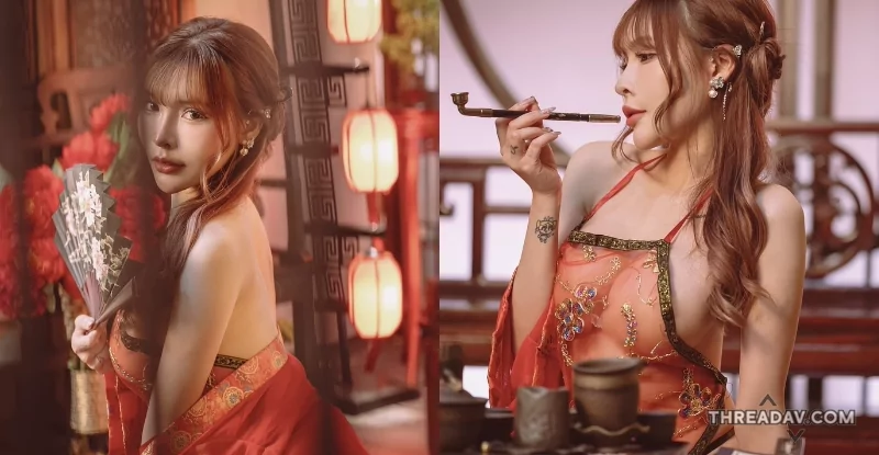 媚眼香妃「姍姍」小肚兜藏凶器，「香肩媚眼」勾引色員外！ - 網路美女