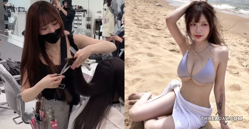 台中美女髮型設計師涵羽火辣身材爆發，比基尼瞬間引爆目光！