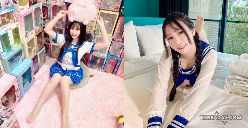又又班必看！甜萌女神穿學生制服上課，快來揪粉絲一起上課吧！- 網路美女