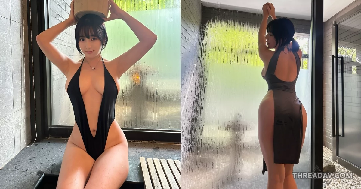 南韓百萬麻豆Bitnara泡湯秀出完美身材！超性感半露曲線引爆網路話題！