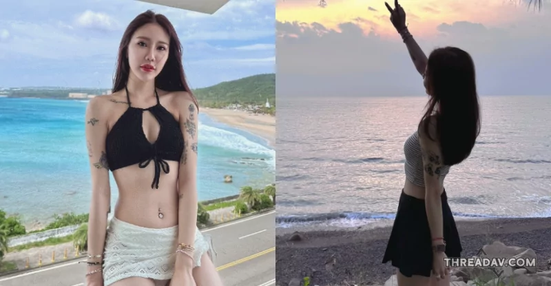 極美高挑正妹「宜萱兒」現身屏鵝沿海線，粉絲驚呼：水蛇出沒！