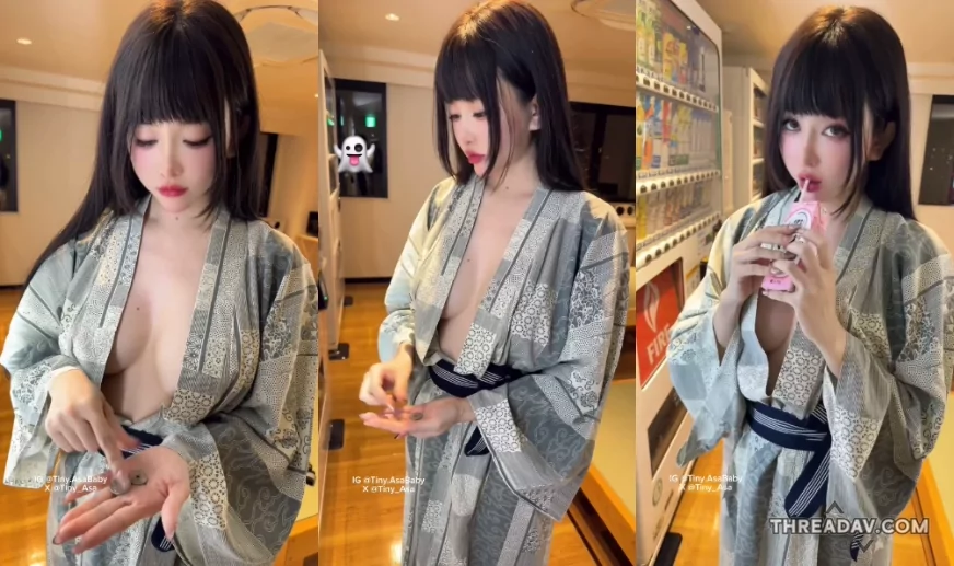 【必看】溫泉後穿這樣！大尺Coser《Tiny Asa》榨草莓牛奶穿搭曝光 - 網路美女