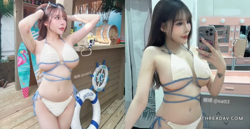 火辣辣！F Cup正妹「姍姍」原地長大，比基尼狂溢車燈魅力！
  Cup