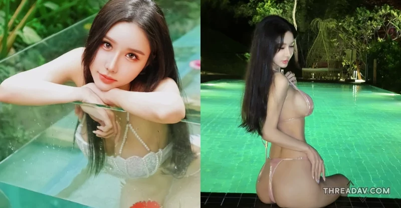 驚艷登場！「夢夢」性感比基尼照曝光，男粉瘋狂搶睹！ - 網路美女