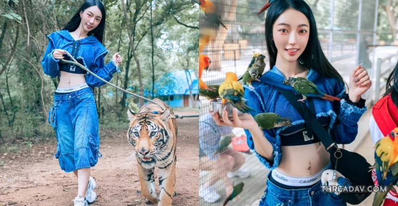 霸氣正妹「飄哥」露水蛇腰，「群獸服侍」氣勢爆炸！ - 網路美女大驚喜