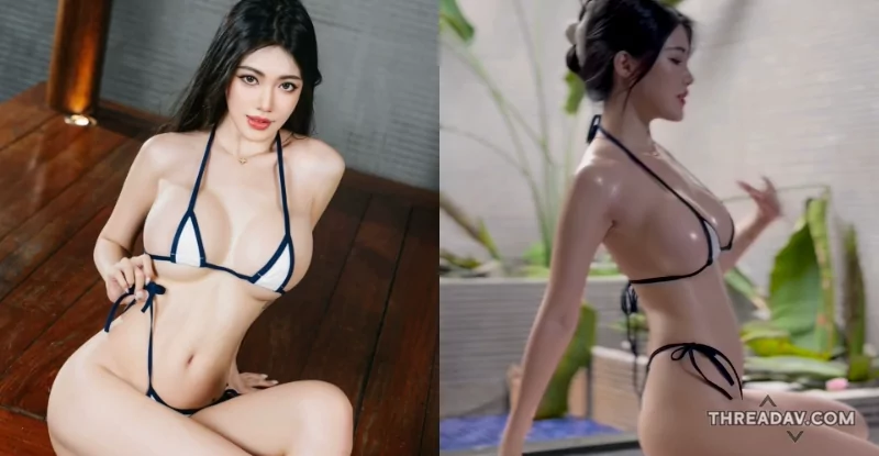 「陳仙」巨乳尤物辣翻天！美體抹油花絮曝光，網友瘋狂點擊 - 網路美女