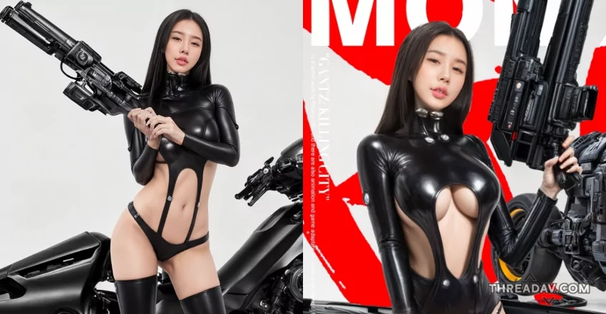 火辣美乳女神扮《GANTZ：殺戮都市》下平玲花，緊身皮衣驚人展現！