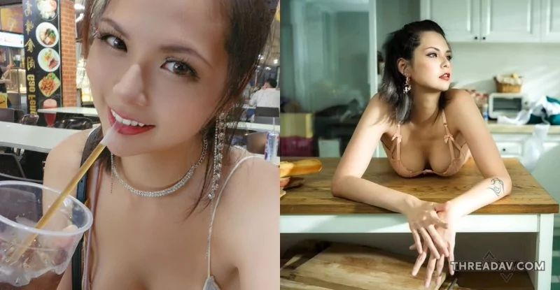 【獨家】媚眼尤物陳婷「直擊乳溝」用餐丟福利，網友瘋傳！- 網路美女