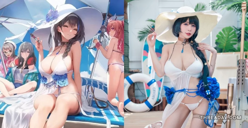 巨乳甜心《安希Anxi》身材完美還原「海灣女神梅里」，二次元粉絲必看！