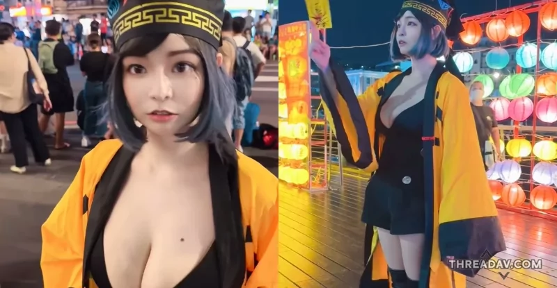 中元祭見女師太「郭鬼鬼」，「兇猛氣球」粉絲甘願被收服！ - 網路美女揭秘