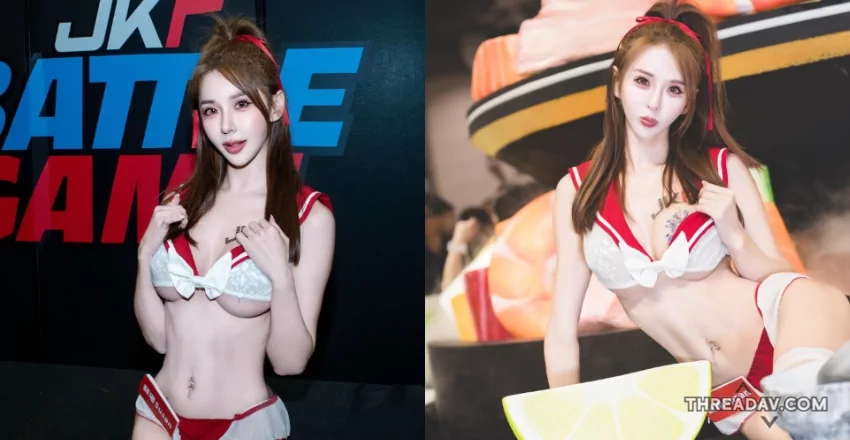 性感水手服火辣展現！《蘇珊Sushan》驚豔馬甲線引網友熱議