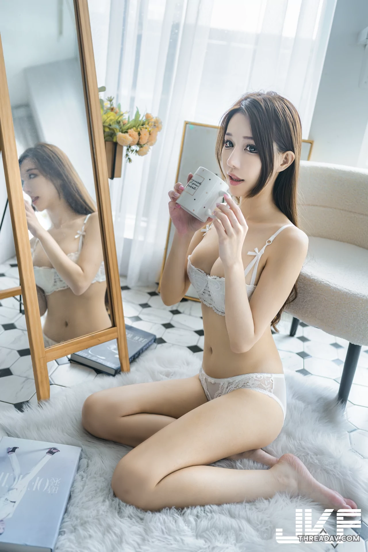 混血美少女「柏崎星奈」夢幻誘人！純慾內衣秀爆乳美臀好誘惑 - 網路美女大放送