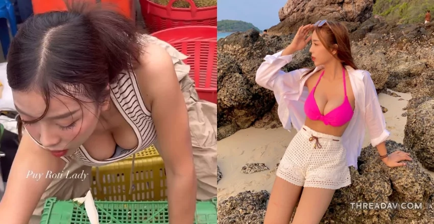 【爆乳切榴槤】水果攤老闆娘手藝了得！品質保證絕對甜！ - 網路美女